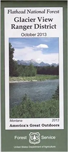 Flathead National Forest Map: Glacier View Ranger District, Montana 1