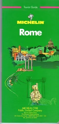 Michelin Green Tourist Guide Rome, 1995. 1
