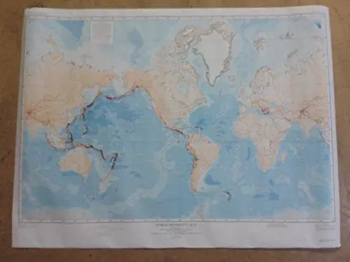 World Seismicity, 1979-1988, 1989 (Sudoc I 19.79:W 89) [Map] Authur C. Tarr 1