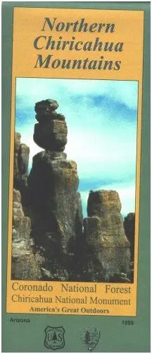 Map: Northern Chiricahua Mountains [Paperback] National Forest Service 1