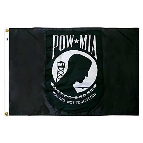5'×3' Rough Tex 150D Nylon United States Pow Mia Official Flag Single Side 1
