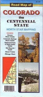 Road Map Of Colorado : The Centennial State 1