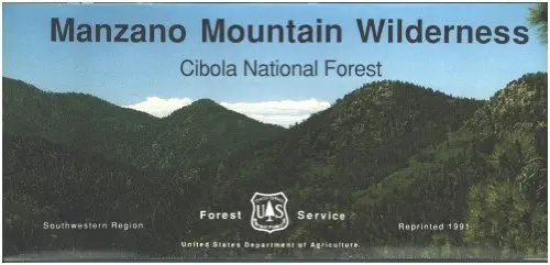Map: White Mountain Wilderness [Paperback] Forest Service 1