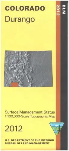 Map: Durango Surface Management [Paperback] Blm 1