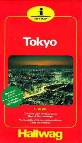 Tokyo/Tokio, 1:26 500 Scale Map (With Underground Map Of Surroundings) [Map] Shobunsha 1