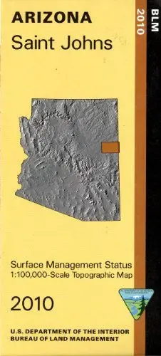 Saint Johns, Arizona (Surface Management Status 1:100,000-Scale Topographic Map) [Map] Bureau Of Land Management National Operations Center And Bureau Of Land Management Arizona State Office 1