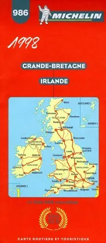 Michelin Main Road Map: Great Britain And Ireland (French Edition) [Map] Pneu-Michelin-Firm 1