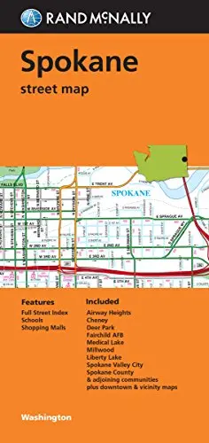 Folded Map: Spokane Street Map (Rand Mcnally Street Maps) Rand Mcnally 1
