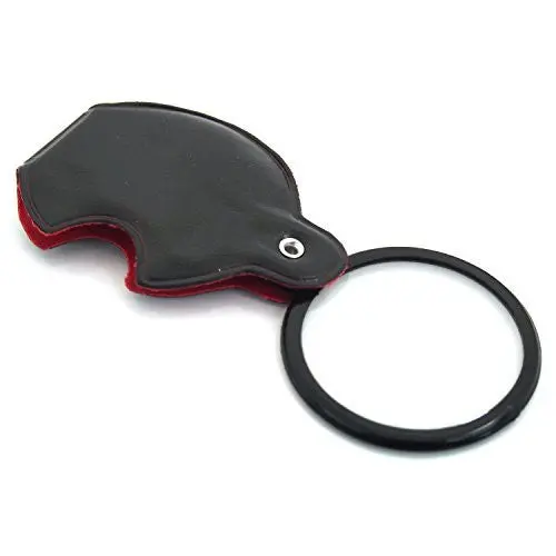 3× Folding Magnifier Pocket Magnifying Glass Gemstone Loupe Tool 1