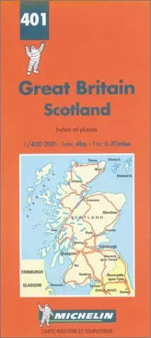 Michelin Great Britain / Scotland Map No. 401 (Michelin Maps & Atlases) Pneu Michelin 1