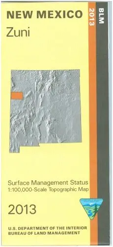 Map: Zuni - Surface Management [Paperback] Blm 1