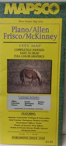 Plano, Allen, Frisco, Mckinney City Map: Coverage Includes Allen, Fairview, Frisco ... And Portions Of Surrounding Communities (Metro Traveler Map Series) Mapsco, Inc 1