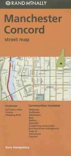 Rand Mcnally Folded Map: Manchester And Concord [Paperback] Rand Mcnally 1