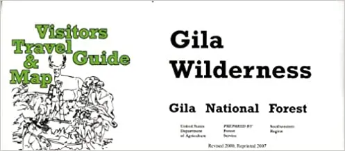 Gila Wilderness Visitors Travel Guide & Map 1