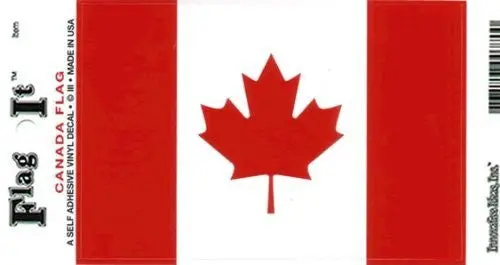 Canada Flag Decal For Auto, Truck Or Boat 1