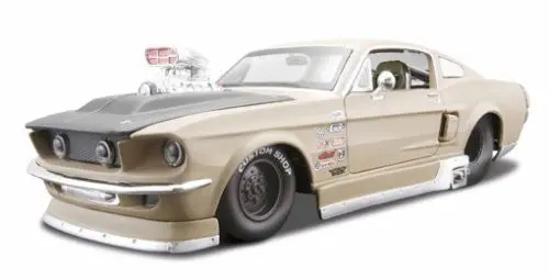 1:24 Prps 1967 Ford Mustang Gt,Matalic White 1