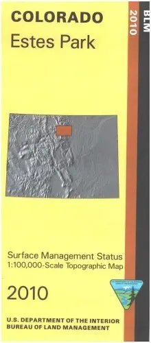 Map: Estes Park Surface Management [Paperback] Blm 1