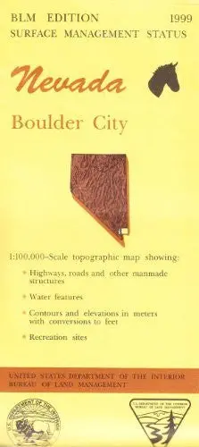 Nevada: Boulder City : 1:100,000-Scale Topographic Map : 30 X 60 Minute Series (Topographic) (Surface Management Status) 1