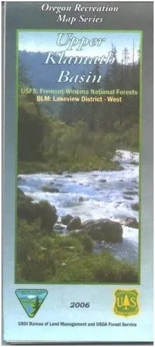 Upper Klamath Basin Recreation Map - Waterproof 1