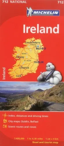 Ireland Road And Tourist Map (National Map 712) 1