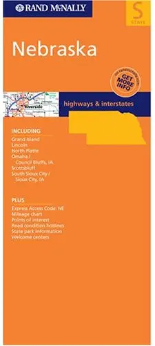Rand Mcnally Nebraska: Highways And Interstates Rand Mcnally 1