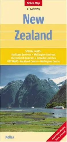 New Zealand Map By Nelles (English, French And German Edition) Nelles 1