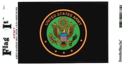 Flag-It Army Seal Decal For Auto, Truck Or Boat 1