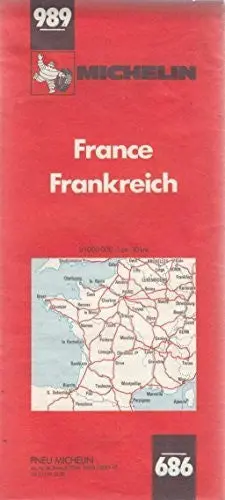 Mapa Michelin 989: France/Frankreich - France/Francia [Textbook Binding] 1