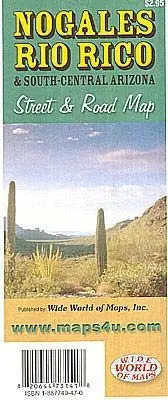 Nogales, Rio Rico, And South-Central Arizona Street & Road Map [Unknown Binding] Eagle Eye Maps 1