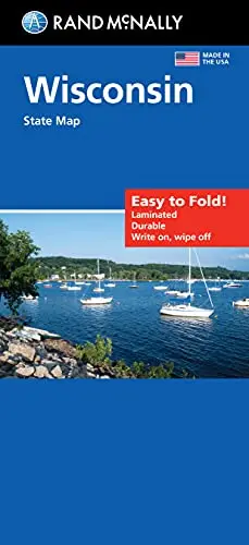 Rand Mcnally Easy To Fold: Wisconsin State Laminated Map 1