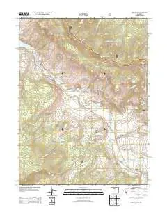 Squaw Creek, Colorado 7.5' Gloss Laminated [Map] United States Geological Survey 1