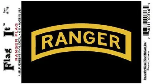 Flag-It Ranger Decal For Auto, Truck Or Boat 1
