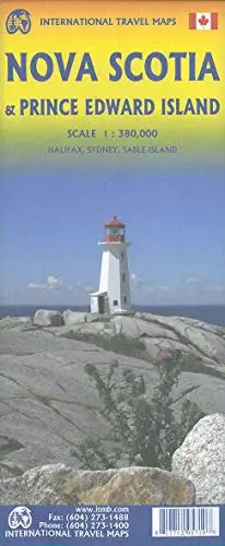 Nova Scotia & Prince Edward Island Travel Reference Map 1