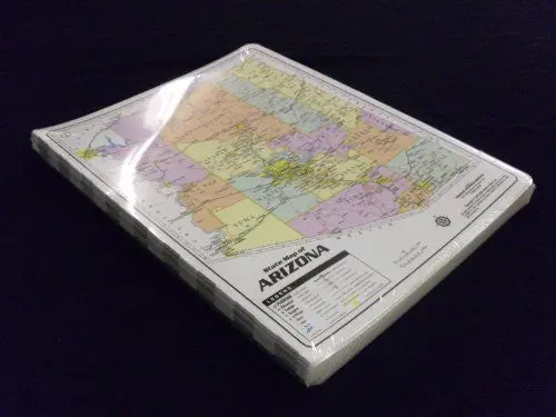Arizona Desktop Map: Classroom Set Of 20 [Map] Phoenix Mapping Service 1