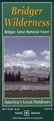 Bridger Wilderness Map, Bridger-Teton National Forest, Wyoming [Hardcover] United States Forest Service 1