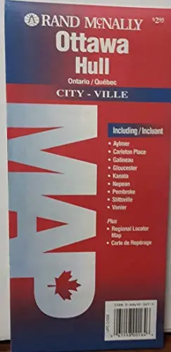Ottawa & Hull (Canada) City Map Rand Mcnally & Company 1
