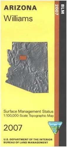Williams Surface Management Status 1:100,000-Scale Topographic Map (Arizona 60×30-Minute Quadrangle) 1