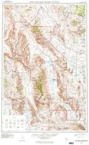 Death Valley National Monument And Vicinity, California And Nevada With Contours [Map] United States Department Of The Interior Geological Survey 1