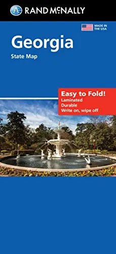 Rand Mcnally Easy To Fold: Georgia State Laminated Map 1