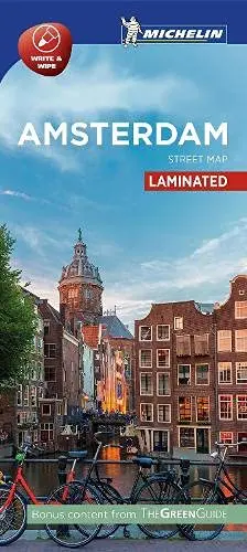 Amsterdam Street Map - Laminated 1