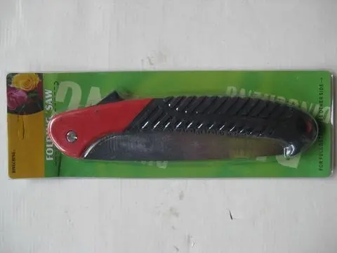 9 Inch Folding Saw, Hard-Chromed Blade Made Of Steel, Pull-Stroke Action 1