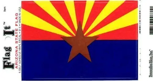Arizona Heavy Duty Vinyl Bumper Sticker (3 X 5 Inches) 2-Pack 1