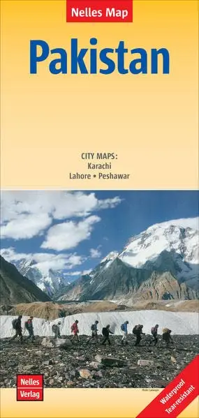 Pakistan, 2015 Map (English, French And German Edition) [Map] Nelles 1
