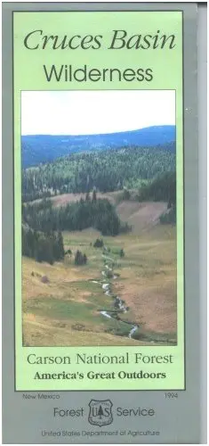 Map: Cruces Basin Wilderness [Paperback] Forest Service 1