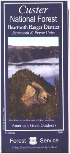 Map: Custer Natl Forest: Beartooth Rd [Paperback] Forest Service 1