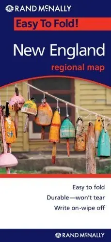 Rand Mcnally Easy To Fold: New England Rand Mcnally And Company 1
