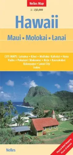 Hawaii : Maui, Molokai, Lanai [Map] Nelles Verlag Gmbh 1