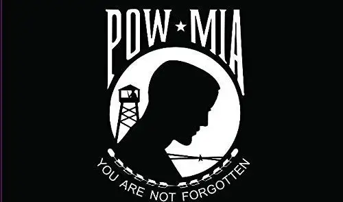 Flag It Pow-Mia Self Adhesive Vinyl Decal 1