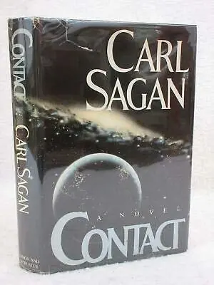 Carl Sagan Contact A Novel 1985 Simon & Schuster, Ny Early Book Club Edition [Hardcover] Unknown 1