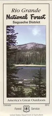 Rio Grande National Forest, Saguache Ranger District Map 1